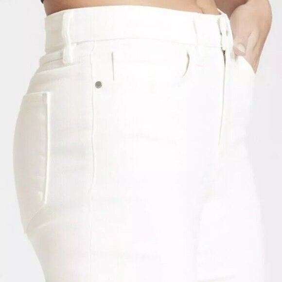 Athleta Skulptek Ultra Skinny Jeans in White 24X - Picture 3 of 16